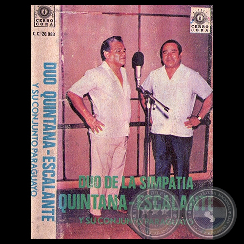 DÚO DE LA SIMPATÍA QUINTANA ESCALANTE Y SU CONJUNTO PARAGUAYO - 1984